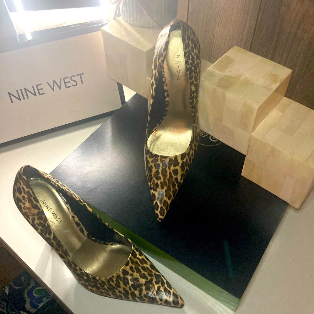 SALE TODAY 😊Nine West leopard 🐆 heels